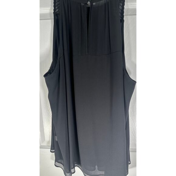 Torrid Black Blouse with Flowy Design - Picture 9 of 9